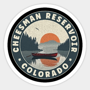 Cheesman Reservoir Colorado Sunset Sticker